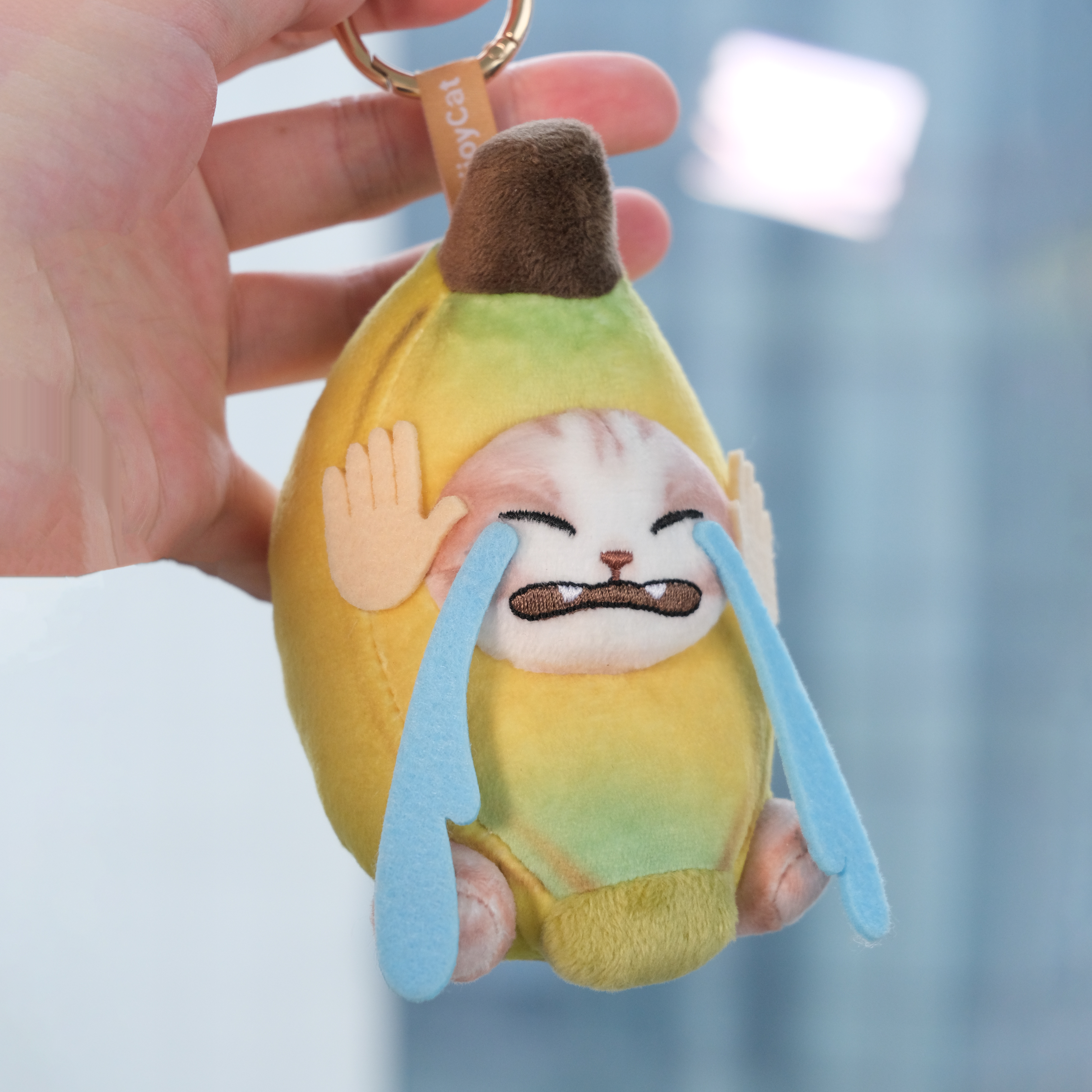 Banana Cat Plush Charm