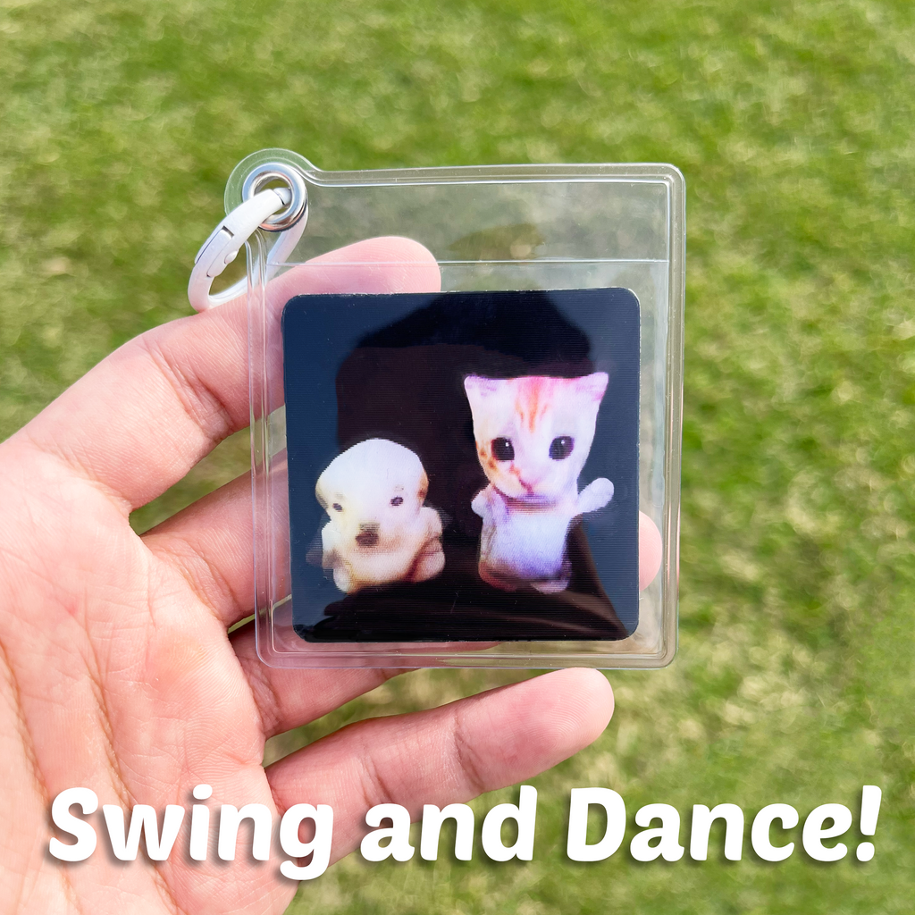 Cat Dog Dance GIF Animation Charm