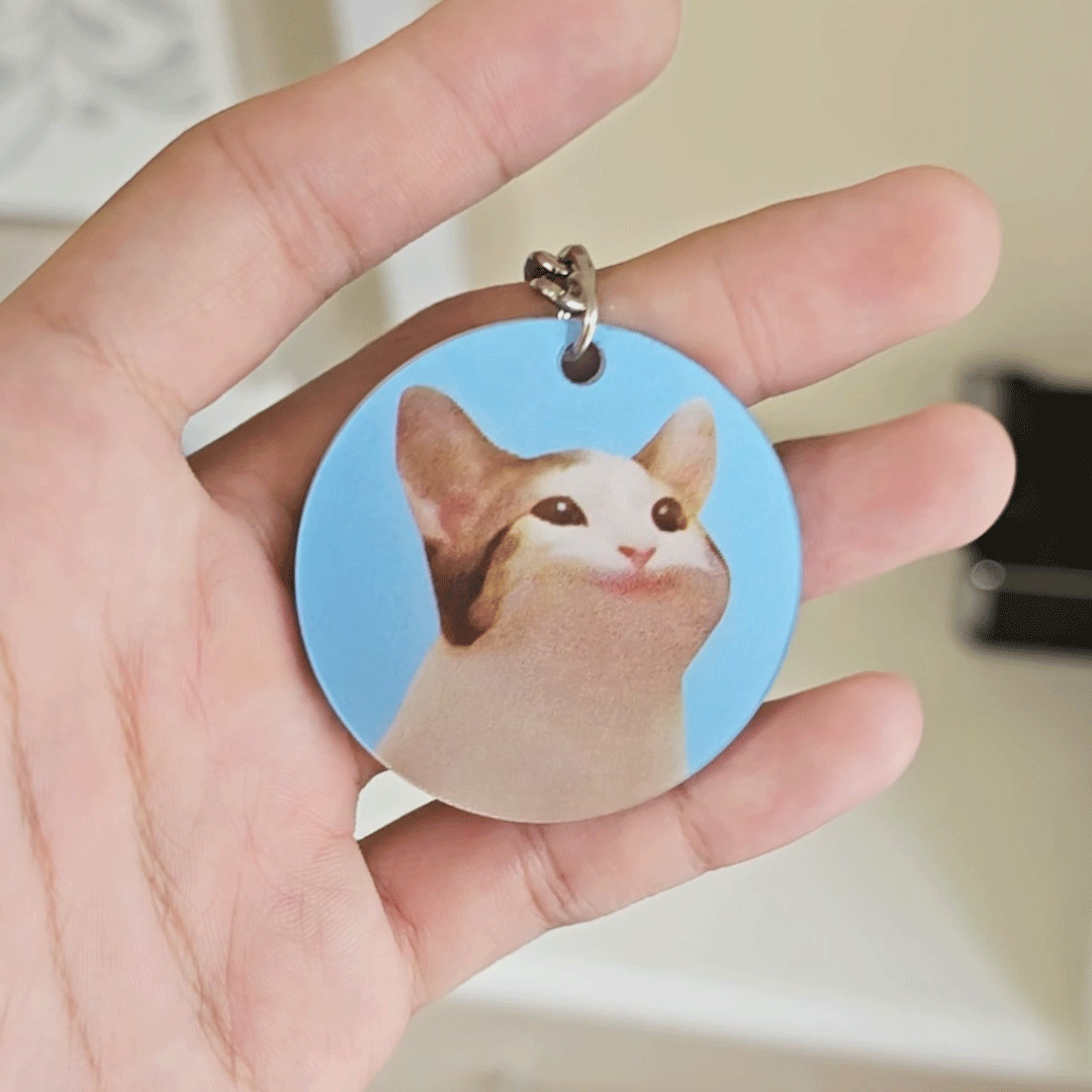 Pop Cat Gif Charm