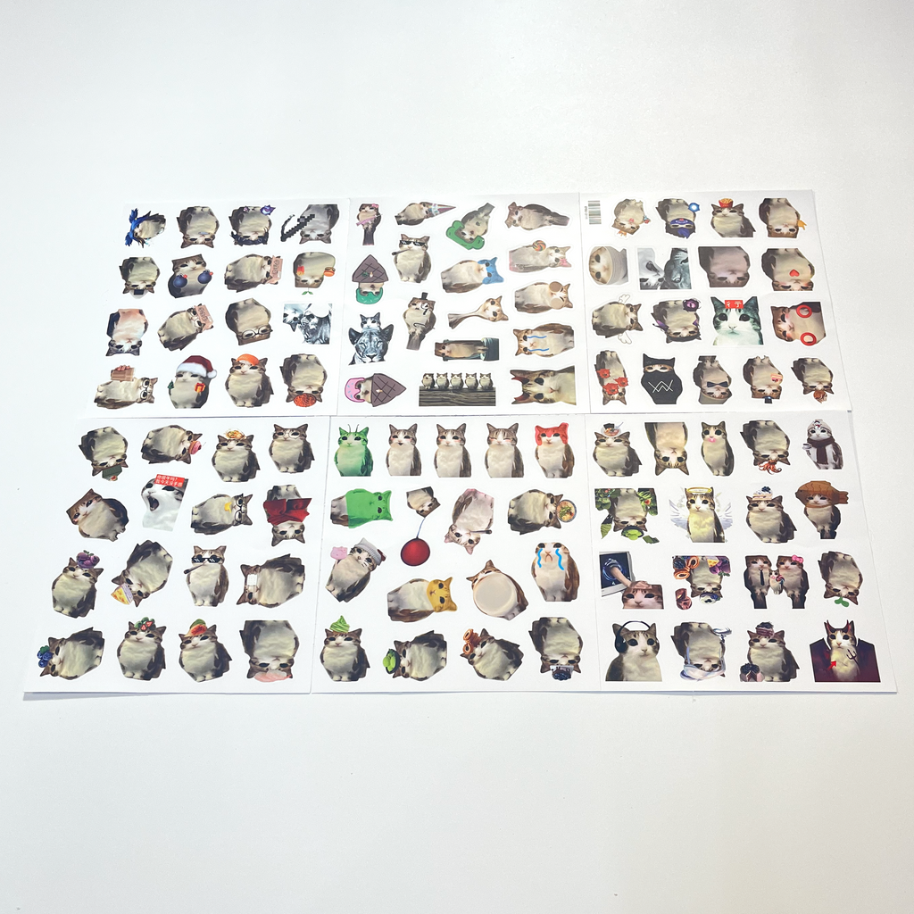 100 Piece Meowl Stickers Pack