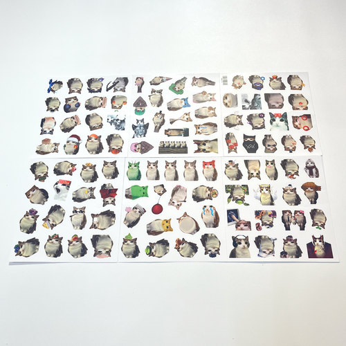 100 Piece Meowl Stickers Pack