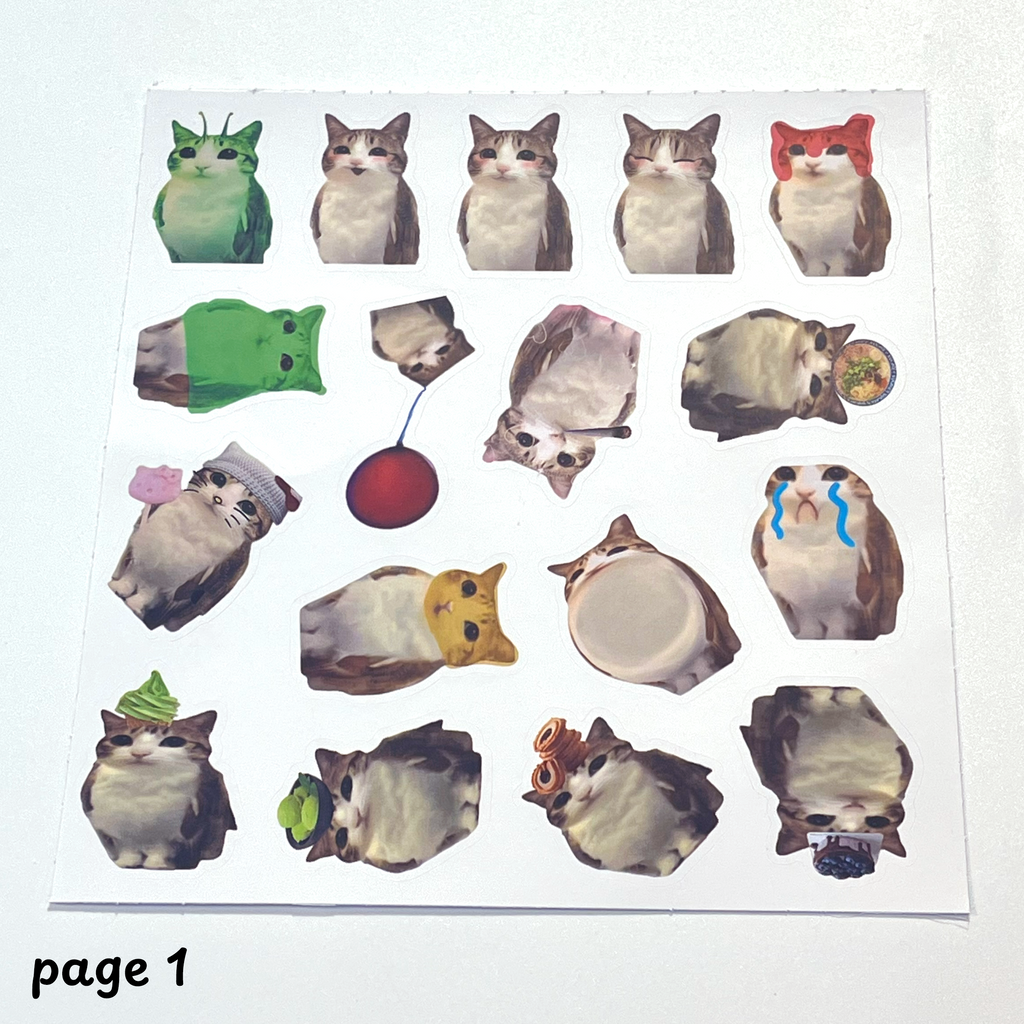 100 Piece Meowl Stickers Pack