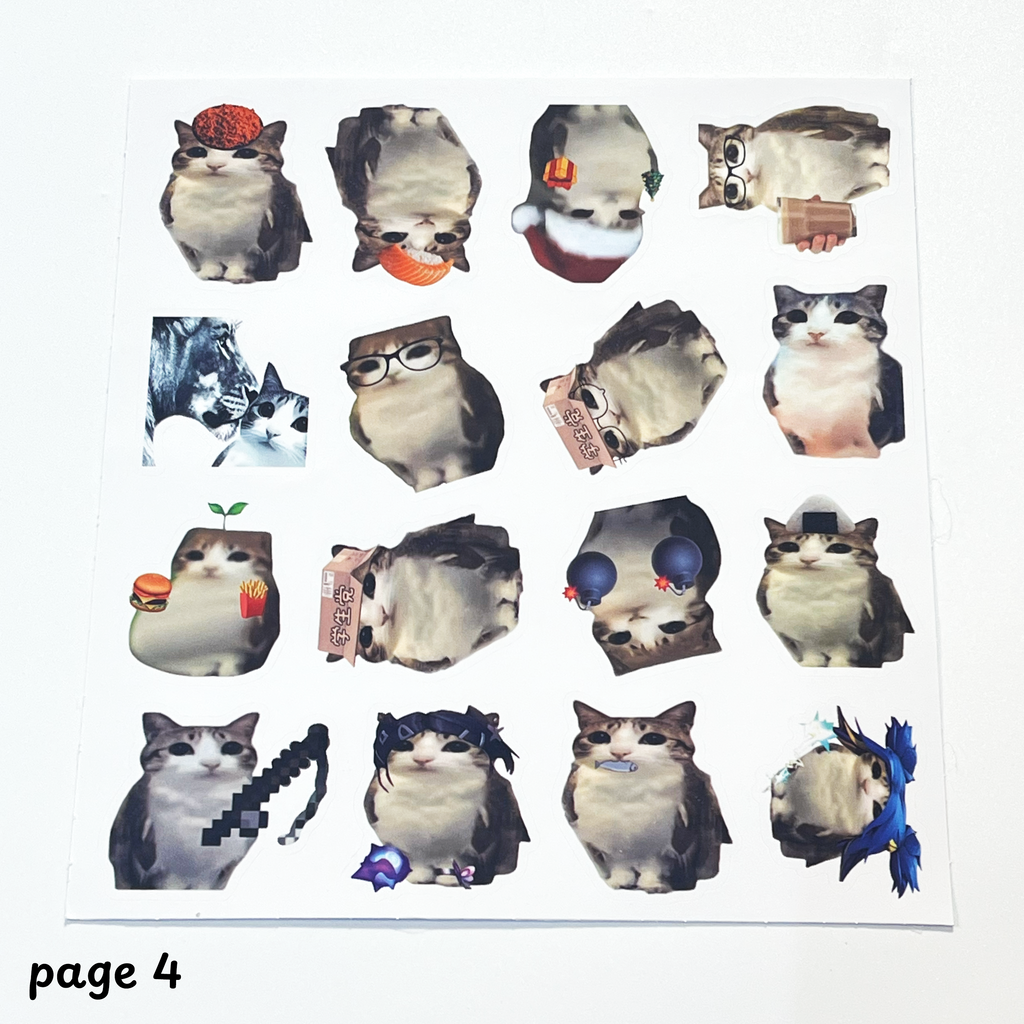 100 Piece Meowl Stickers Pack