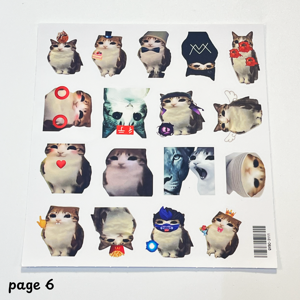 100 Piece Meowl Stickers Pack